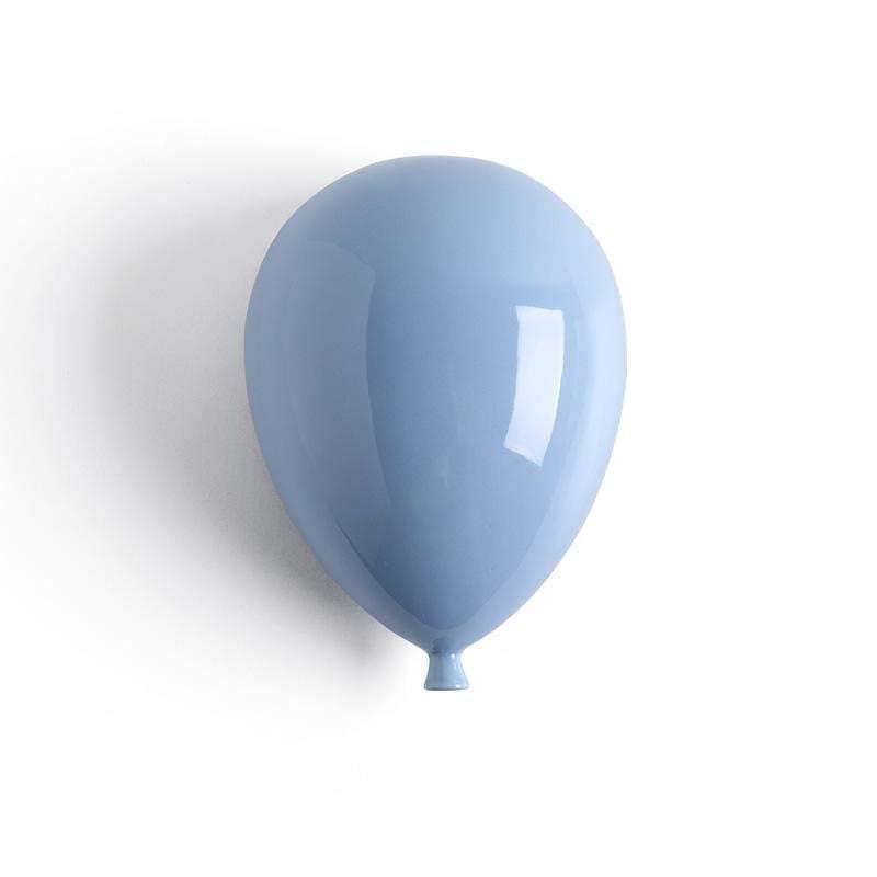 Wall-Hanging Ceramic Balloons LightSkyBlue | Sage & Sill