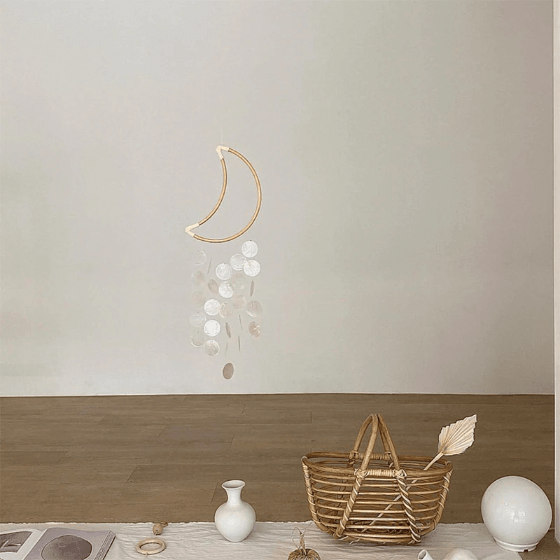 Handmade Nursery Shell Mobile Wind Chime