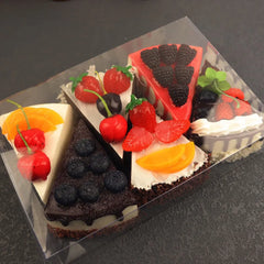 Simulation Fruit Cake Bread Model Food Photo Props Artificial Slicing Cake Fake Ice Cream Cake Cute Toys Cake Shop Display