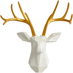 3D Deer Head Sculpture