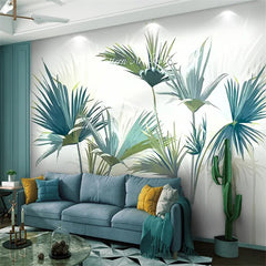 Tropical forest palm trees Mural