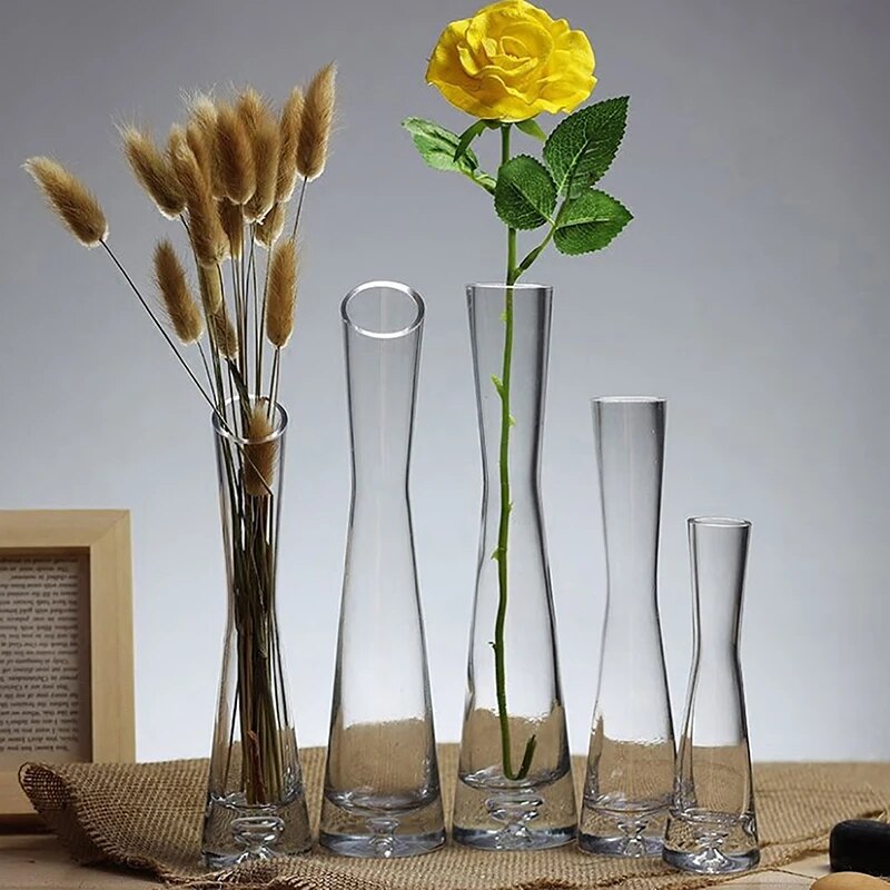 Transparent Small Glass Vase