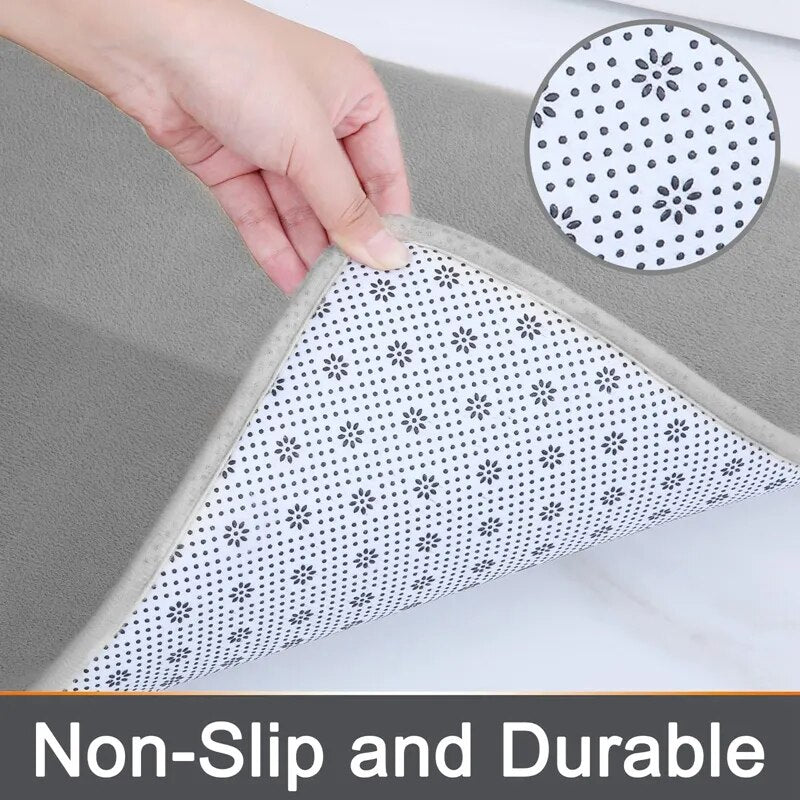 Homexy absorbent bath mat