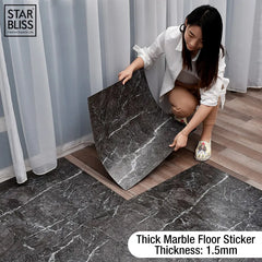 Thick Marble Tile Floor Sticker