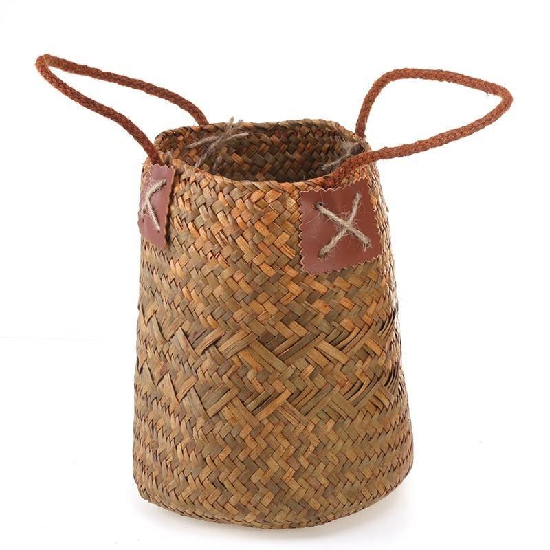 Woven Storage Baskets with Handles