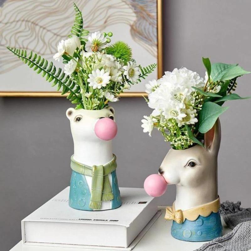 Bubblegum Animal Vase