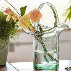 Tote Bag & Basket Glass Vase