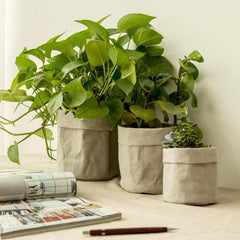 Waterproof Eco-Friendly Paper Planter Bag