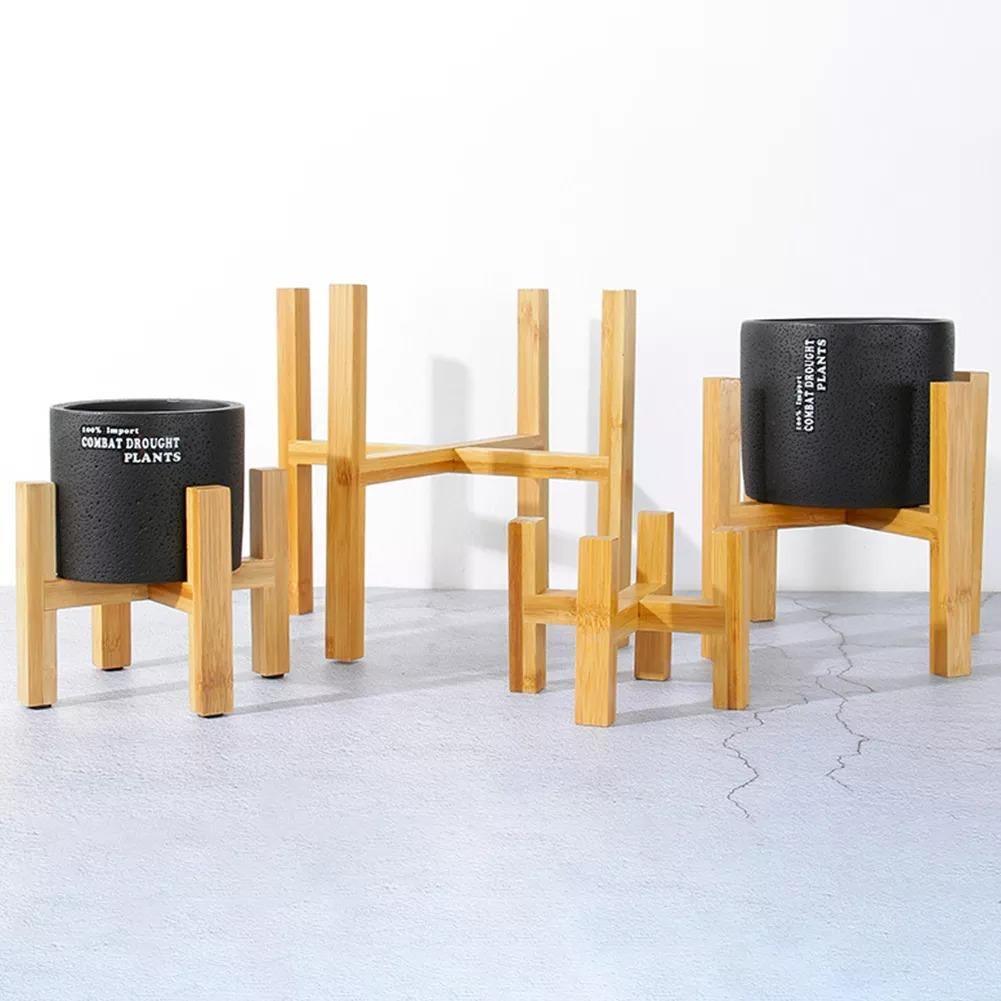 Genuine Bamboo Wooden Plant Stand