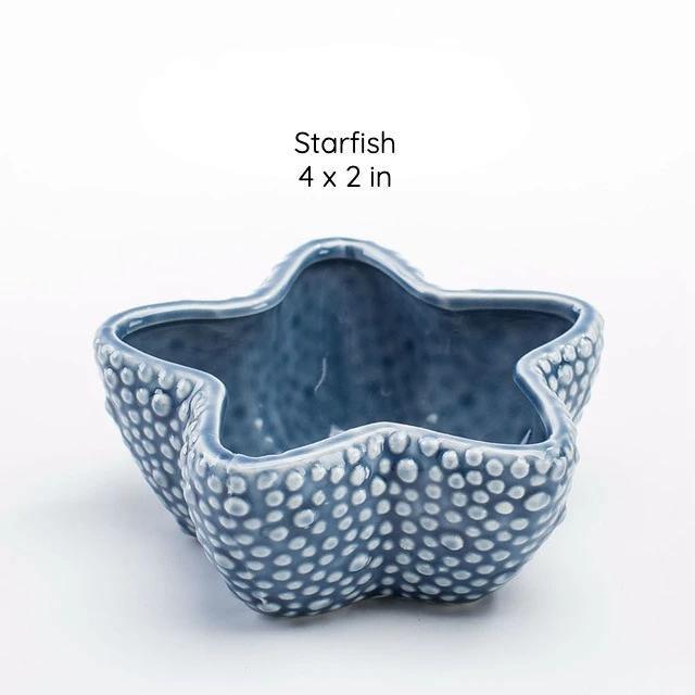 Under the Sea Planters Starfish / Blue | Sage & Sill