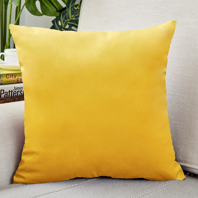 Cushion Cover Velvet Decoration Pillows For Sofa