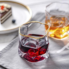 Distort Texture Whisky Glass 2-Piece Set