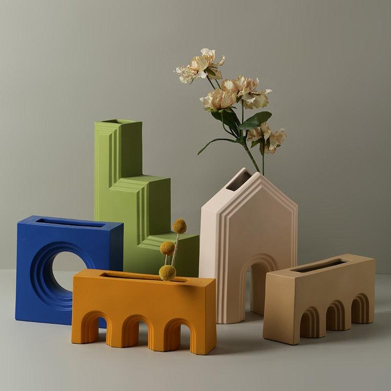 Lego House Ceramic Accent Vase