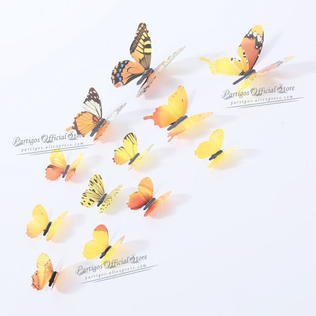 Hollow Butterfly Wall Sticker DIY Home Decoration