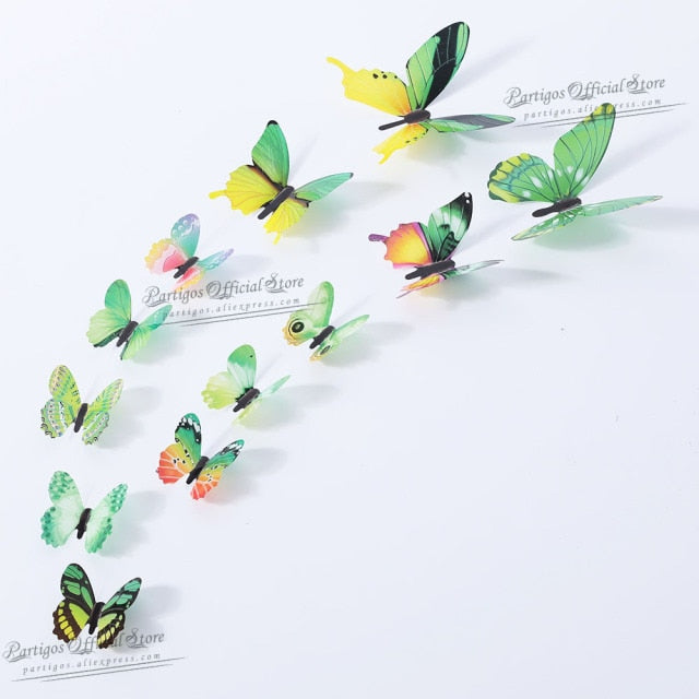 Hollow Butterfly Wall Sticker DIY Home Decoration