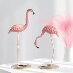 Tropical Flamingo Figurines