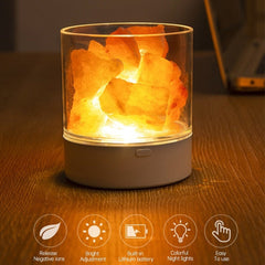 USB Crystal Light Natural Himalayan Salt Lamp