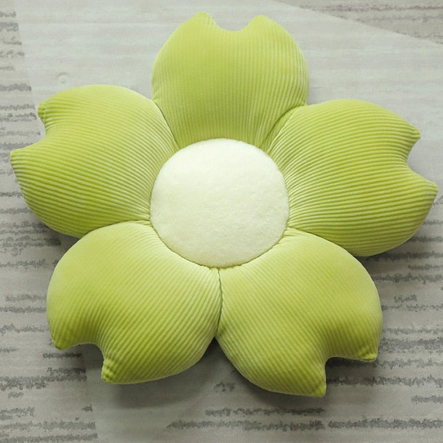 Stuffed Six Petal Flower Cushion Girly Room Decor