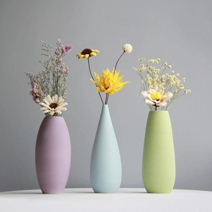 Soft Colored Ceramic Flower Vases Thistle | Sage & Sill