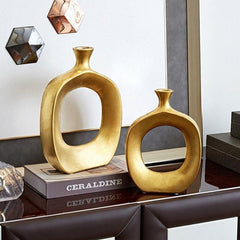 Sophia Gold Hollow Vases